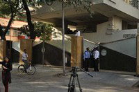 Saif Ali Khan at Colaba Police Station